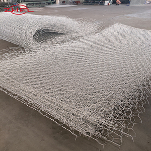Grillage métallique galvanisé à double torsion flexible pour matelas Reno, protection des pentes de rivière et de canaux, gabion hexagonal - Product Image 4