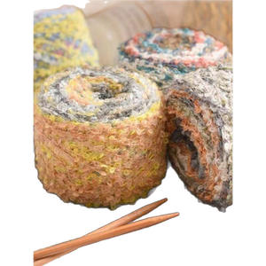 Suéter, Bufanda y Abrigo <span class=keywords><strong>de</strong></span> Lana <span class=keywords><strong>de</strong></span> Alpaca y Cachemira Teñida por Segmentos con Efecto Pintura al Óleo, Suave, Amigable con la Piel, Degradado <span class=keywords><strong>de</strong></span> Color Cielo Estrellado, DIY - Product Image 1