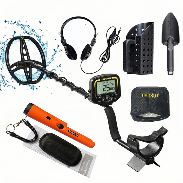 Professional TX-850L High Sensitivity Metal Detector Gold Treasure Hunter Waterproof Coil Super Stable Modes Inspection Station