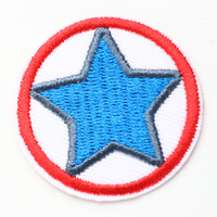 Écusson de broderie personnalisé Écusson rond de broderie nouveau design Écussons ronds de broderie pour chapeaux