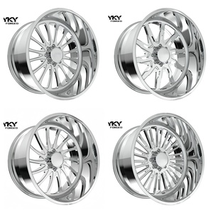 Roues forgées en Chine Super Single Truck Wheels pour Ford F150 F250 Sierra 6x5.5 8x6.5 8x170 8x180 22x12 24x12 26x14 26x16 - Product Image 3