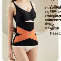 Ceinture Abdominale Sans Couture en Soie, Gainage Ventre Puissant, Invisible, Respirante, Gaine Fine, Style Quotidien, Anti-Roulant, pour Post-Accouchement
