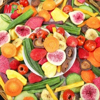 Vente en gros d'usine de collations santé, fruits et légumes lyophilisés au goût sucré, texture dure et croustillante, emballés en vrac
