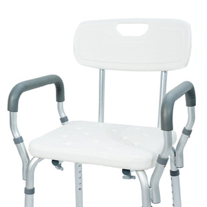 Silla de ducha para ancianos y discapacitados con asiento y reposabrazos antideslizantes para uso en el baño KY961L A - Product Image 3