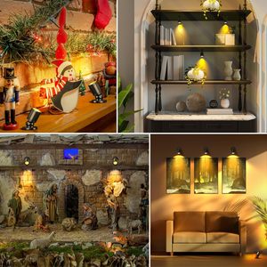 TSINYE Mini Foco <span class=keywords><strong>LED</strong></span> Moderno de Aluminio IP33 Regulable USB 5V para Debajo de Gabinetes, Mostradores y Vitrinas - Kit de Iluminación - Product Image 4