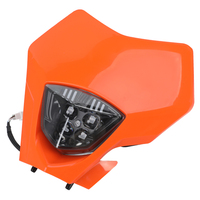 Ensemble de phares LED MIANA GasGas EC250 EC300 EC350, aluminium CNC 6061, plastique PP noir, Enduro Racing 2024 2025 2026