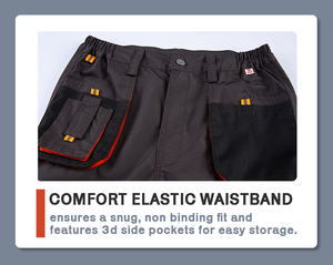 Conjunto de ropa de trabajo de pantalón y chaqueta de corte regular para uso en exteriores, lona pesada con bolsillos interiores seguros para uniformes de tripulación de logística - Product Image 3