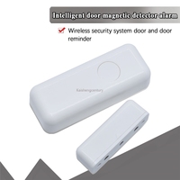 Sensor Magnético Inalámbrico para Puerta y Ventana EV1527, Modo de Codificación RF 433MHz, para Sistemas de Alarma de Seguridad para el Hogar, Kits de Alarma Antirrobo