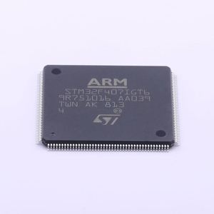 MCU STM32F407IGT6 de 32 bits ARM Cortex M4F RISC con 1024KB de Flash, 2.5V/3.3V, 176 pines LQFP en bandeja - Product Image 1