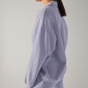 Nuovo Design Autunnale: <span class=keywords><strong>Felpa</strong></span> Oversize da Donna con <span class=keywords><strong>Collo</strong></span> <span class=keywords><strong>a</strong></span> <span class=keywords><strong>Polo</strong></span> e Bottoni, Pullover Personalizzato, <span class=keywords><strong>Felpa</strong></span> <span class=keywords><strong>Polo</strong></span> Larga per Donna - Product Image 6