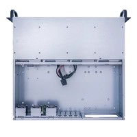 Chasis de Servidor de 2U para Montaje en Rack con 4 Bahías de Disco SATA/SAS Intercambiables en Caliente, Conector MiniSAS/SATA