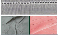 Machine à coudre à plat à double aiguille Picot-Stitch série CSL-1720