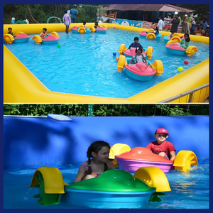 Bote de Remo Inflable Portátil de Plástico para Piscina, Bote Acuático de Diferentes Colores para Niños y Adultos - Product Image 4