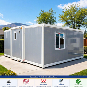 Casa Contenedor Expandible de 40, 30 y 20 Pies, Estándares Australianos, para Propiedades Rurales y Casas de Huéspedes, 2 Dormitorios, Pequeña, Aislada y Móvil - Product Image 1