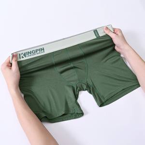 <span class=keywords><strong>Boxer</strong></span> di taglia all'ingrosso per uomini morbidi in fibra di bambù slip <span class=keywords><strong>lunghi</strong></span> da <span class=keywords><strong>uomo</strong></span> biancheria intima da <span class=keywords><strong>uomo</strong></span> pantaloncini da cintura personalizzati logo personalizzato - Product Image 2