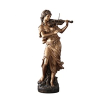 Estatua Sexy de Chica Anime en Bronce Personalizada, Escultura de Metal Fundido de 160 cm, Estatua de Chica Desnuda