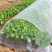 Witte warp gebreide PE insectennet voor kassen, fruitbomen en bescherming van groenteteelt, op maat gemaakt