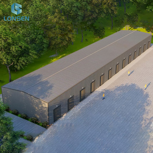 Nave Industrial de Acero para Almacenamiento de Maquinaria en Centros Comerciales y Obras Viales, para Uso en Empresas de Infraestructura - Product Image 5