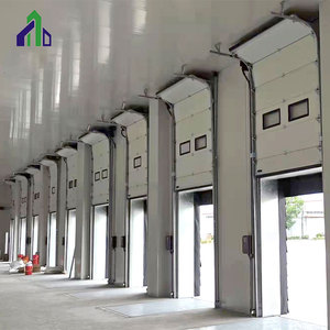 Factory Direct 40mm Thick Windproof Workshop Sliding <strong>Door</strong> Electric Lifting Rolling <strong>Back</strong> Industrial Overhead Sectional <strong>Door</strong> - Product Image 2