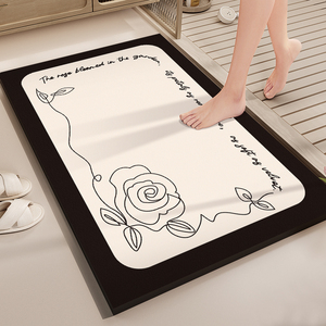 <span class=keywords><strong>Alfombra</strong></span> de <span class=keywords><strong>baño</strong></span> de secado rápido antideslizante de Color negro de fábrica <span class=keywords><strong>Alfombra</strong></span> de ducha personalizada antideslizante <span class=keywords><strong>Alfombra</strong></span> de <span class=keywords><strong>baño</strong></span> de goma - Product Image 2