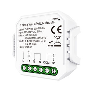 Interruttore a Muro Wi-Fi 240V 16A con Controllo Esterno, Funzionamento Senza Bypass con Linea Neutra Opzionale, Compatibile con App Smart Life, IP20 - Product Image 2