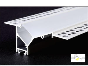 SDW802 Cove Lighting Profile <span class=keywords><strong>a</strong></span> <span class=keywords><strong>volta</strong></span> estrusione incassato montato Led canale per <span class=keywords><strong>cartongesso</strong></span> soffitti Gap 95x38mm - Product Image 3