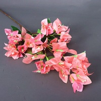 Bougainvillier Artificiel en Soie, Style Français, Toucher Naturel, pour Décoration de Mariage, Noël, Accessoire de Mobilier et Décoration Florale