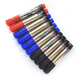 Juego de Marcadores Permanentes Recargables de Alto Rendimiento, No Tóxicos, con Puntas Oblicuas y Planas para CD, Negro, Rojo, Azul, a Buen Precio - Product Image 5