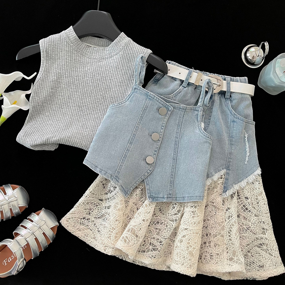 set tre pezzi blu