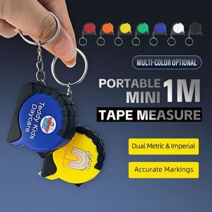 Portable Mini Measuring Tape with Logo 1m Practical Promotional <b>Gifts</b> - Product Image 1