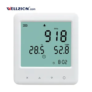 YEM-40、二酸化炭素CO2空気品質高精度屋内温度湿度計