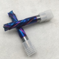 Fresa de Carburo Sólido de Alto Rendimiento con Recubrimiento, de 2 Filos, para Madera Contrachapada y Madera Blanda