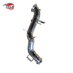 Pour Mercedes-Benz AMG W206 <span class=keywords><strong>C63</strong></span> <span class=keywords><strong>S</strong></span> E Performance V4 M139 2024 Downpipe professionnel poli à haut débit, échappement avant en acier inoxydable - Product Image 5