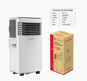 เครื่องปรับอากาศแบบตั้งพื้นขนาดเล็ก 7000 บีทียู ออลอินวัน ทำความเย็นและทำความร้อนได้ในเครื่องเดียว ไม่ต้องติดตั้ง 4-in-1 - Product Image 6