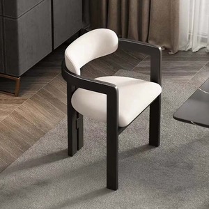 Sedia moderna in legno massello Design minimalista in velluto tessuto <span class=keywords><strong>sedie</strong></span> da pranzo per <span class=keywords><strong>soggiorno</strong></span> <span class=keywords><strong>cucina</strong></span> e ristorante - Product Image 4