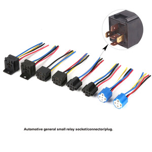 Otomotiv Röle Tabanı 12V 24V Araba 5 Yollu Röle Tutucu 5 Pin 40A Röle Soketi Kablo Montajı Özelleştirin - Product Image 4