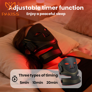 Maschera per Terapia della Luce <span class=keywords><strong>LED</strong></span> PAKISS per Viso e Collo con Terapia a Luce Rossa e Infrarossa - Product Image 2