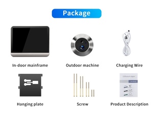 Tuya Smart 3MP inalámbrico 2,4G WiFi Audio <span class=keywords><strong>puerta</strong></span> teléfono <span class=keywords><strong>Mini</strong></span> mirillas cámara de seguridad <span class=keywords><strong>para</strong></span> el hogar con pantalla de 4,3" - Product Image 6