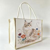 Kit de sac fourre-tout SONGWOO pour peinture diamant Perle d'oiseau, avec perceuse ronde 5D, accessoire de sac à main DIY tendance, cadeau de peinture diamant