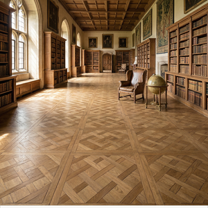 <span class=keywords><strong>Parquet</strong></span> en bois d'ingénierie à la coupe manuelle, design Versailles, élégance classique, couche supérieure en chêne <span class=keywords><strong>massif</strong></span>, épaisseur 3/8 pouce, largeur 7 pouces - Product Image 2