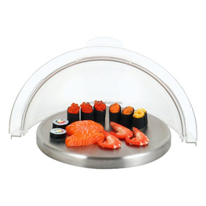 Plateau de congélation rond en acier inoxydable de qualité alimentaire, robuste, pour cuisine et restaurant - Product Image 1