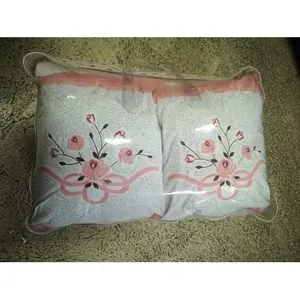 Ensemble de couette de printemps taille individuelle, fleurs roses brodées, style princesse, literie pour la maison toute saison, 2,2 m x 1,4 m, coton et polyester - Product Image 3