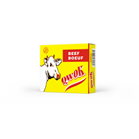 Cube de bouillon de viande de chèvre séchée 10g, assaisonnement de mouton mélangé, cube de soupe HALAL naturel, vente en gros