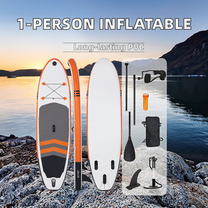Kayak gonflable individuel en PVC, planche de surf SUP pour sports nautiques sur lac et rivière en extérieur - Product Image 2