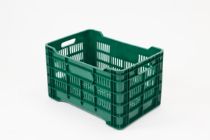 Panier à fruits et légumes pas cher, conteneur de stockage en PP de haute qualité, grande capacité, caisse de déménagement en plastique empilable pour tomates - Product Image 3