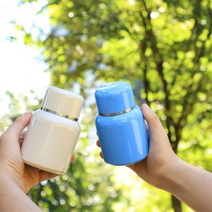 260ml Pocket Size Mini Portable Vacuum <b>Water</b> <b>Bottle</b> 316 Liner 201 Outer Shell Glossy <b>Small</b> Stainless Steel Travel Tumbler - Product Image 4