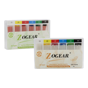 Zogear อุปกรณ์สิ้นเปลืองสำหรับทันตกรรมแบบใช้แล้วทิ้ง,หัวกรอฟันแบบเรียว02 04 06จุด/จุดกระดาษดูดซับ - Product Image 5