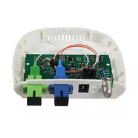 Mini equipo de fibra óptica para interiores, receptor óptico pasivo FTTH AGC CATV, Nodo de filtro CATV, TV por Cable para uso en interiores