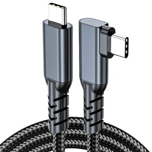 Pengqiao Type-C Single Bend Data Cable 20Gbps 8K วิดีโอ 240W PD ชาร์จเร็วสำหรับแล็ปท็อปโทรศัพท์แท็บเล็ต VR สวิตช์ - Product Image 5