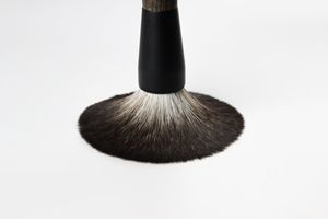 Juego de 9 Brochas de Maquillaje de Pelo Sintético con Mango de Madera Negra para Rostro, Ojos, Polvo, Colorete, Corrector y Sombra de Ojos, Brochas Cosméticas de Marca Personalizada - Product Image 5